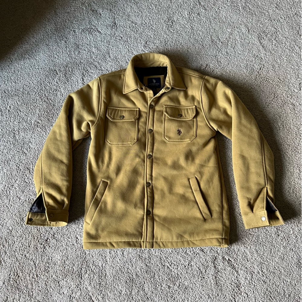 POLO SOLID SHIRT JACKET